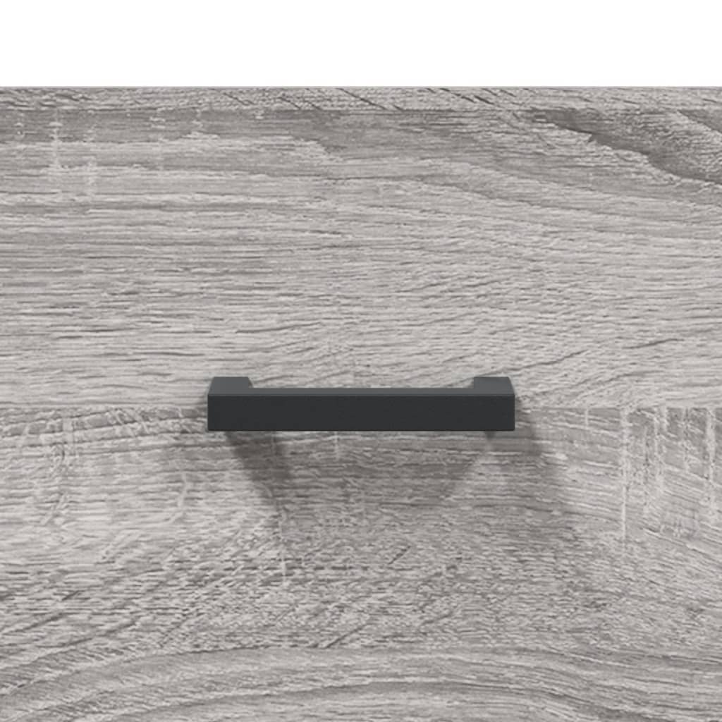 Banc à chaussures sonoma gris 102x35x55 cm bois d'ingénierie - XIOS