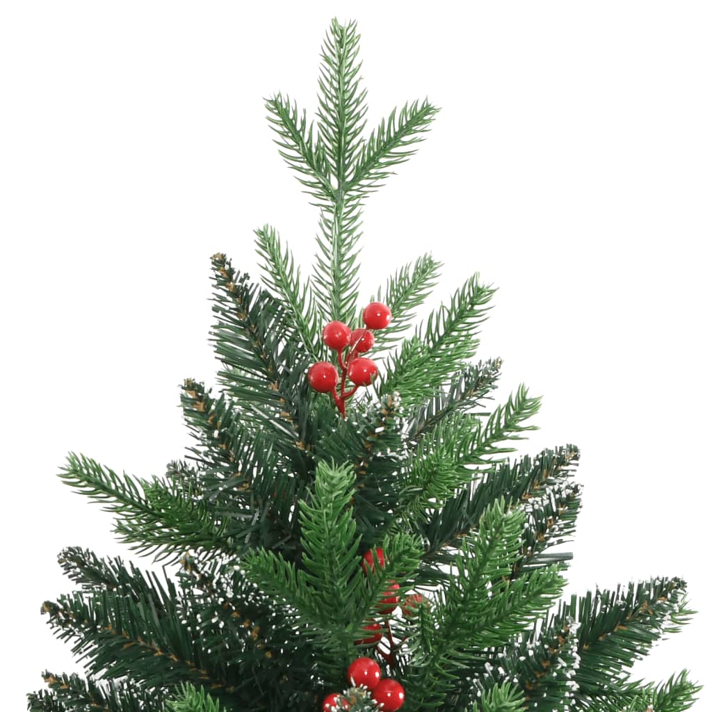 Sapin de Noël artificiel à charnières avec baies rouges 180 cm - XIOS