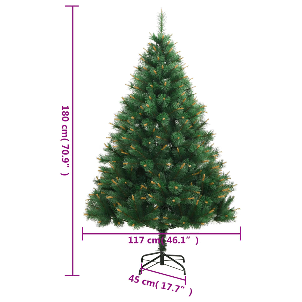 Sapin de Noël artificiel à charnières avec support 180 cm - XIOS