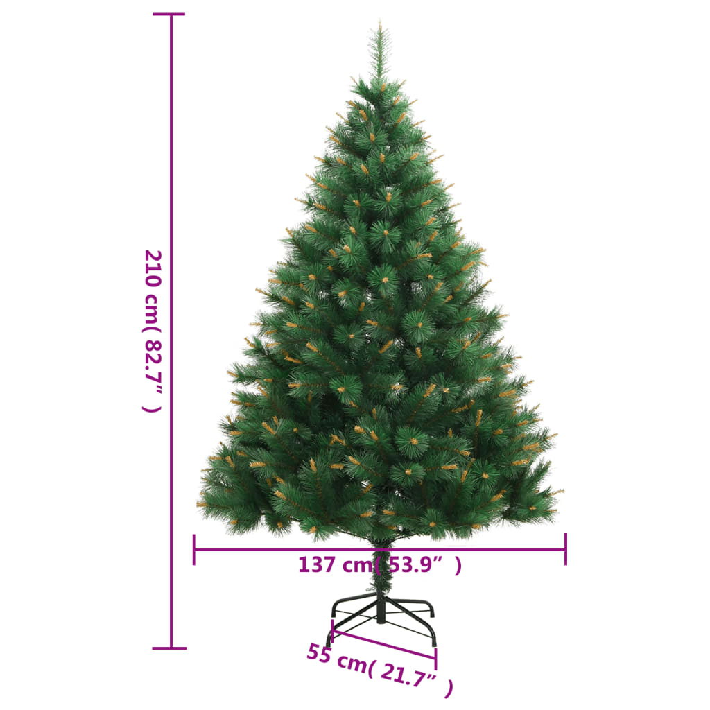 Sapin de Noël artificiel à charnières avec support 210 cm - XIOS