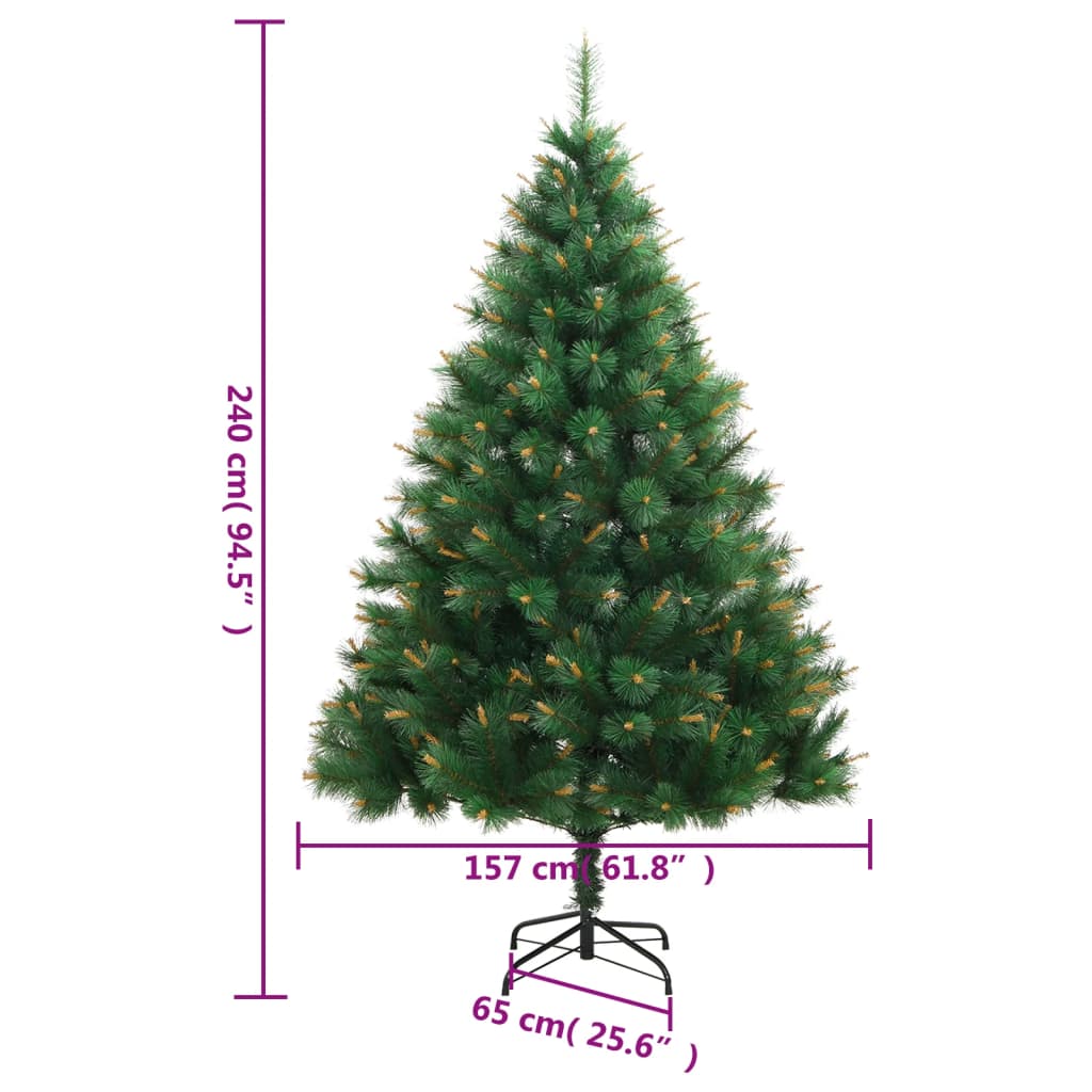 Sapin de Noël artificiel à charnières avec support 240 cm - XIOS
