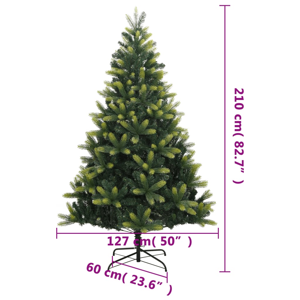 Sapin de Noël artificiel à charnières avec support 210 cm - XIOS