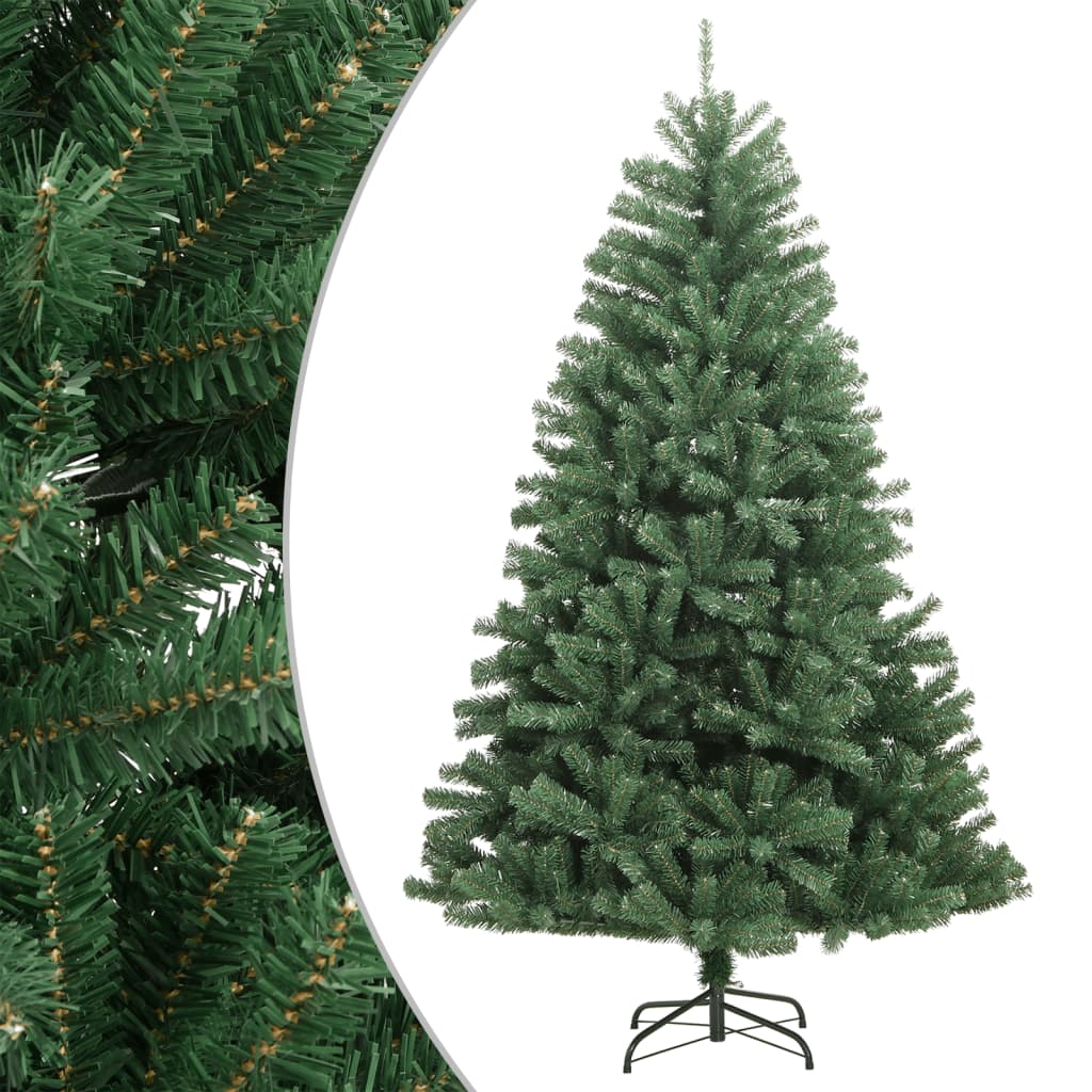 Sapin de Noël artificiel à charnières avec support vert 150 cm - XIOS