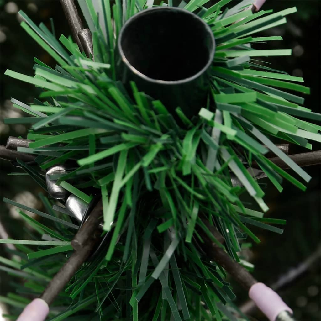 Sapin de Noël artificiel à charnières avec support vert 180 cm