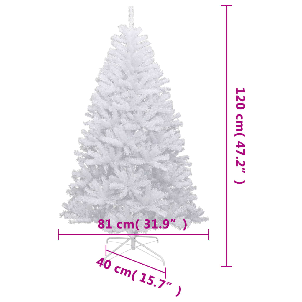 Sapin de Noël artificiel à charnières avec neige floquée 120 cm - XIOS