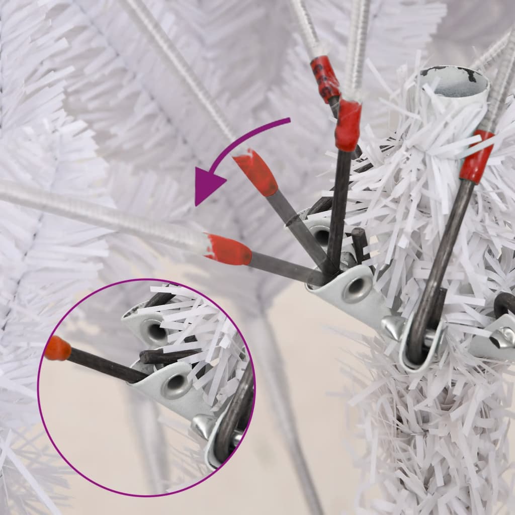 Sapin de Noël artificiel à charnières avec neige floquée 180 cm - XIOS