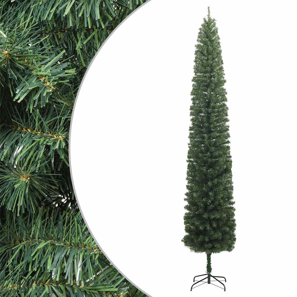 Sapin de Noël mince avec support 210 cm PVC - XIOS