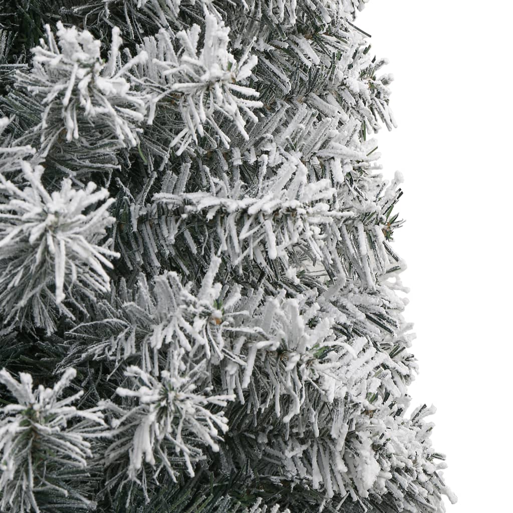 Sapin de Noël mince avec support et flocon de neige 300 cm PVC - XIOS