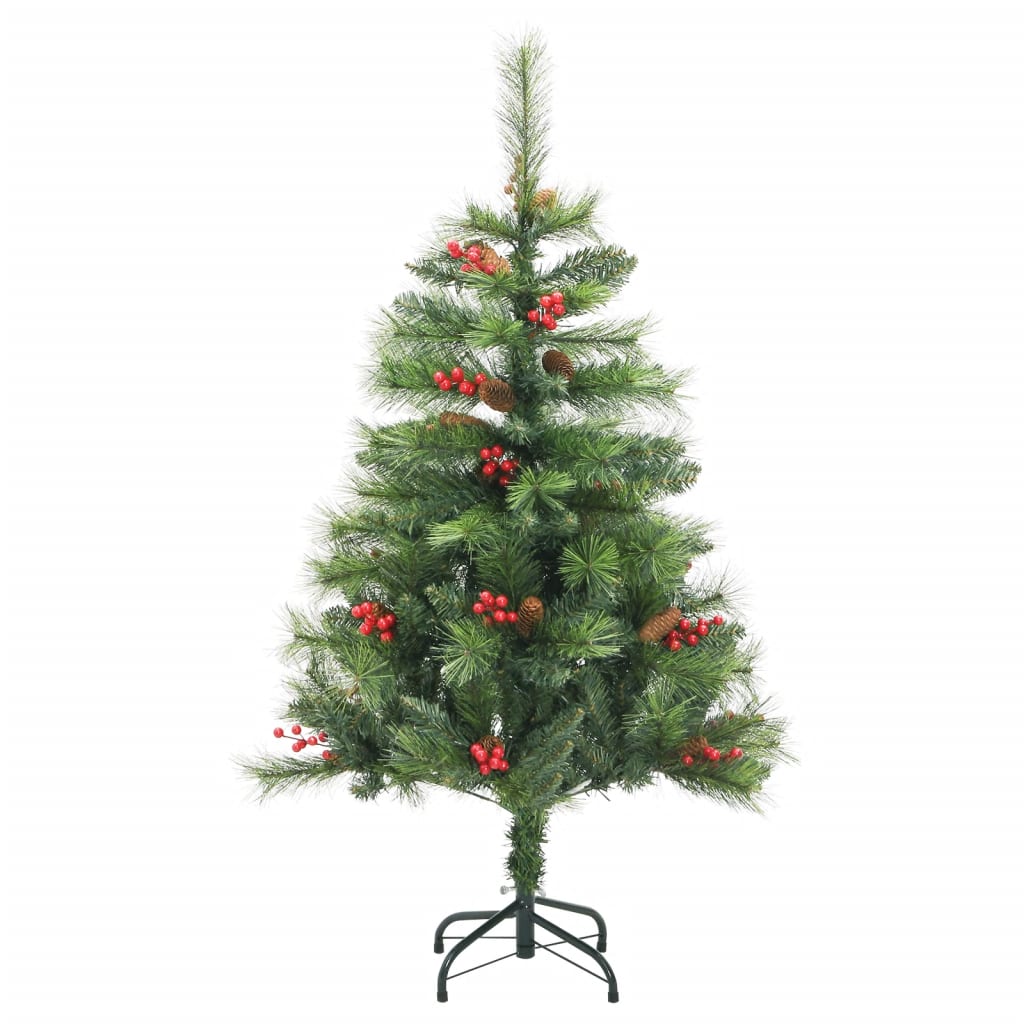 Sapin de Noël artificiel avec pommes de pin et baies 150 cm - XIOS