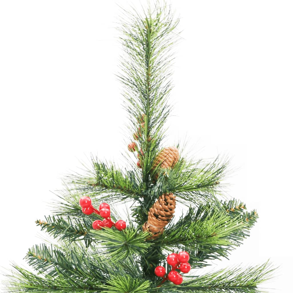 Sapin de Noël artificiel avec pommes de pin et baies 150 cm - XIOS
