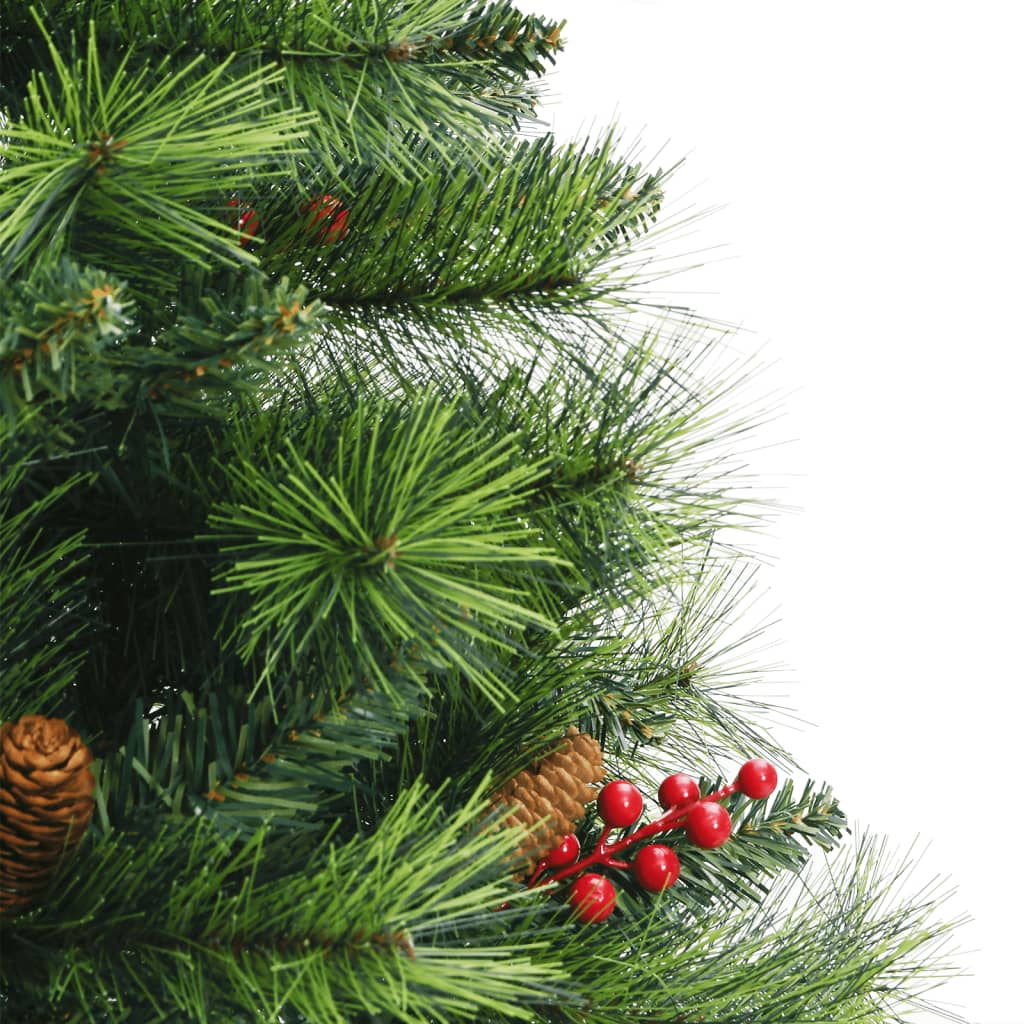 Sapin de Noël artificiel avec pommes de pin et baies 150 cm - XIOS
