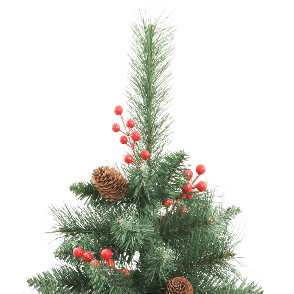 Sapin de Noël artificiel avec pommes de pin et baies 240 cm - XIOS