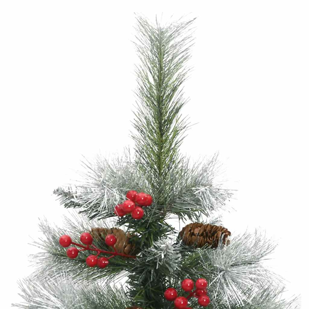 Sapin de Noël artificiel avec pommes de pin et baies 120 cm - XIOS
