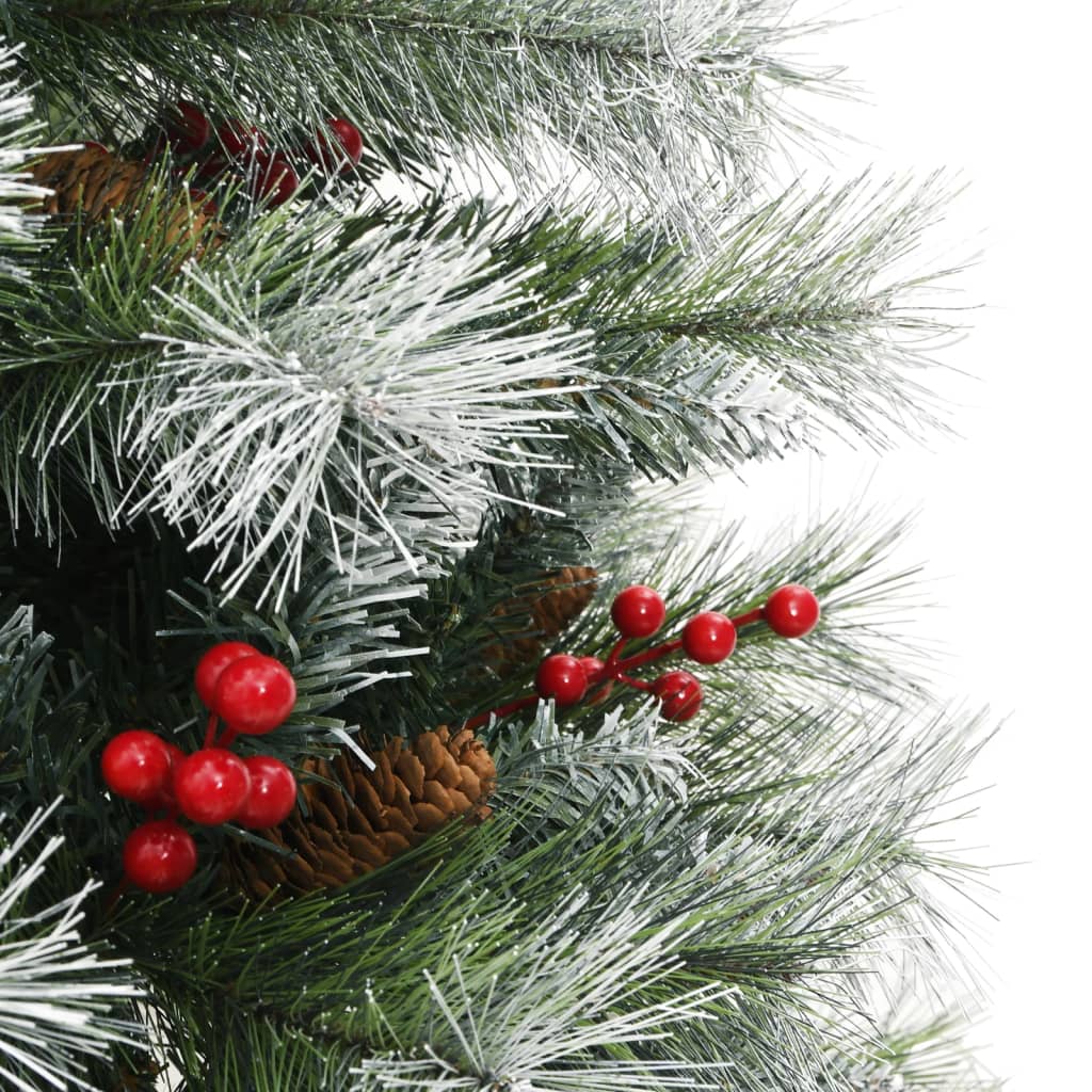 Sapin de Noël artificiel avec pommes de pin et baies 120 cm - XIOS