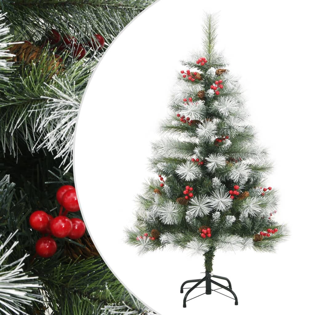 Sapin de Noël artificiel avec pommes de pin et baies 150 cm - XIOS