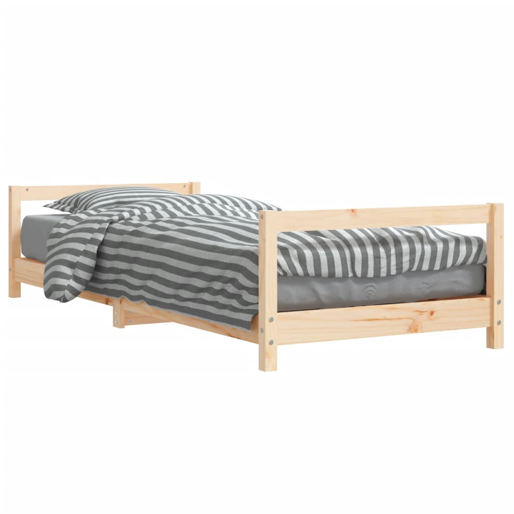 Cadre de lit pour enfants 80x200 cm bois de pin massif - XIOS