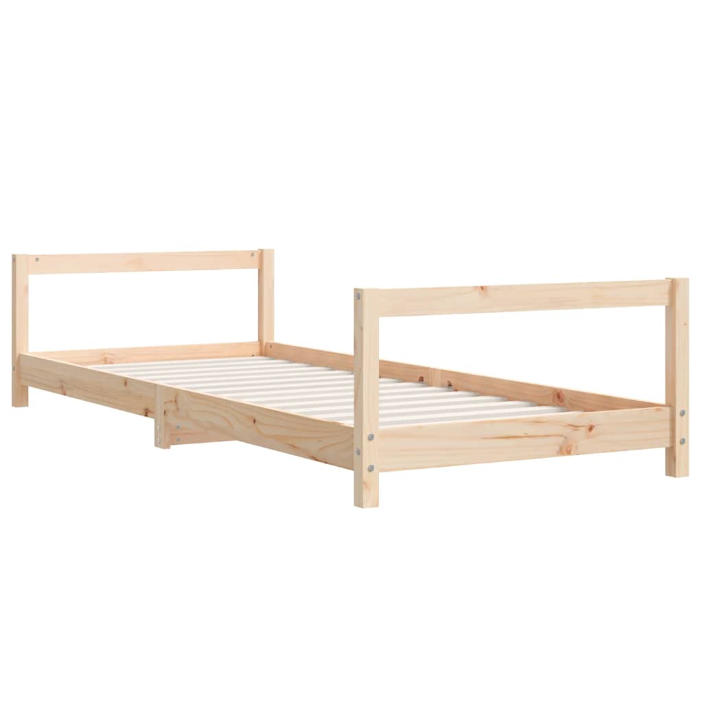 Cadre de lit pour enfants 80x200 cm bois de pin massif - XIOS