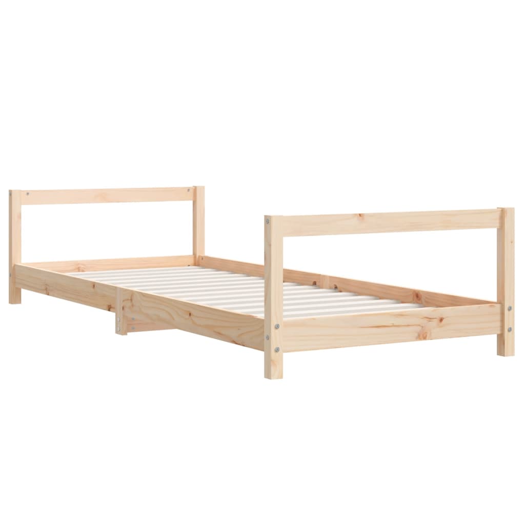 Cadre de lit pour enfants 80x200 cm bois de pin massif - XIOS