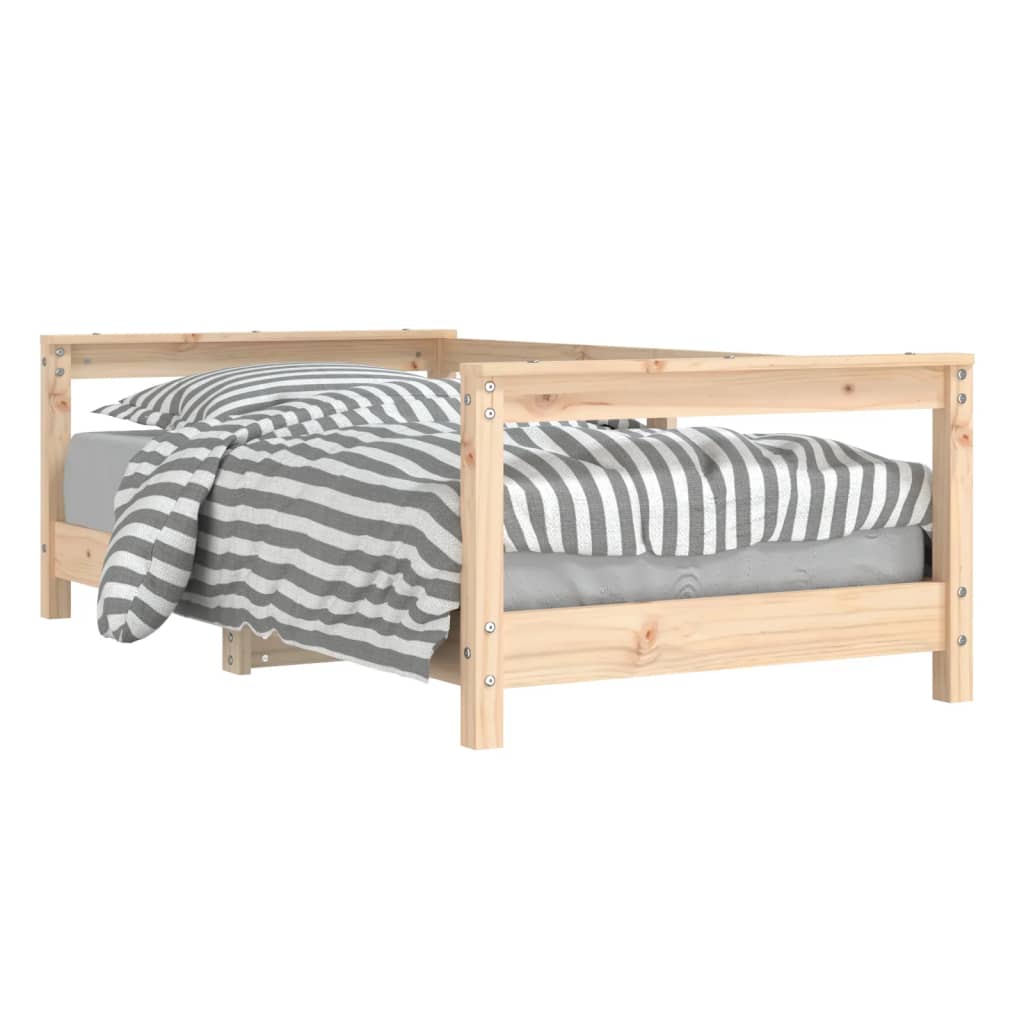 Cadre de lit pour enfant 70x140 cm bois de pin massif - XIOS