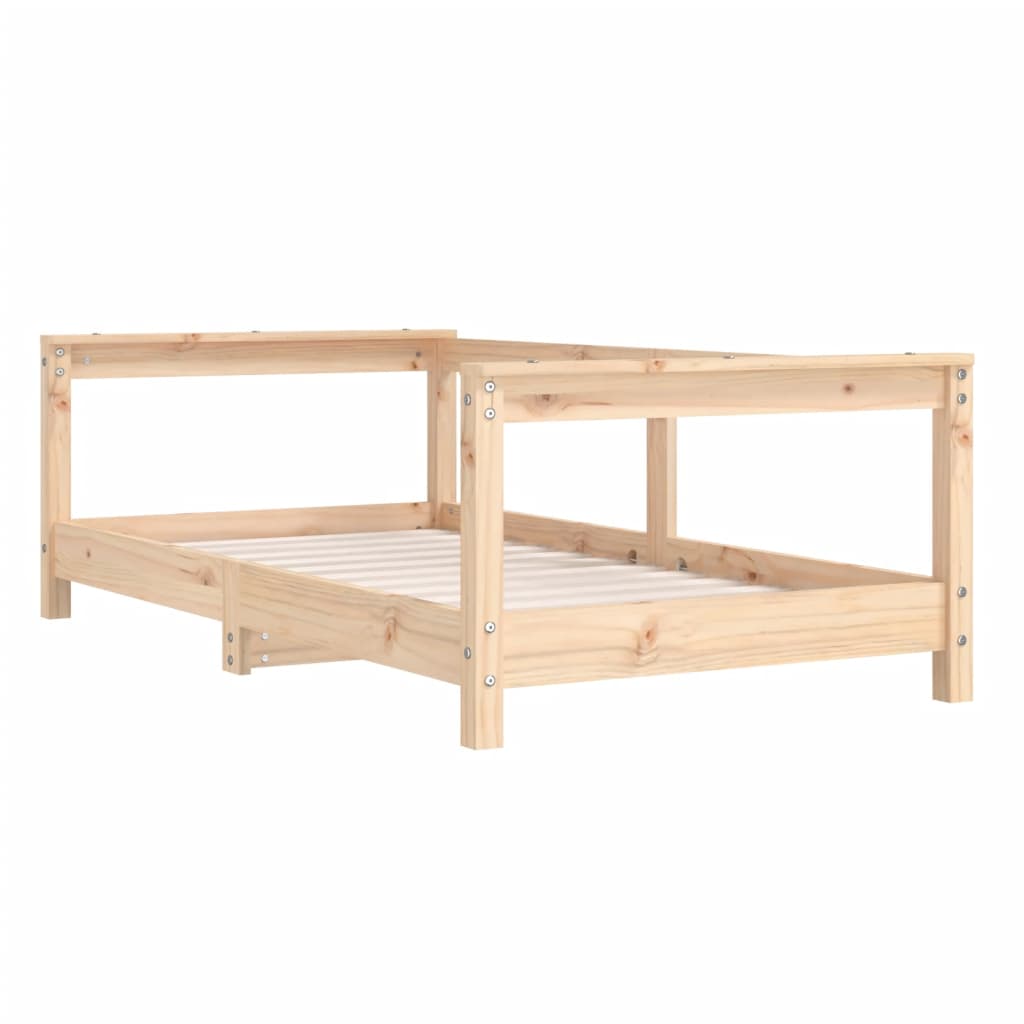 Cadre de lit pour enfant 70x140 cm bois de pin massif - XIOS