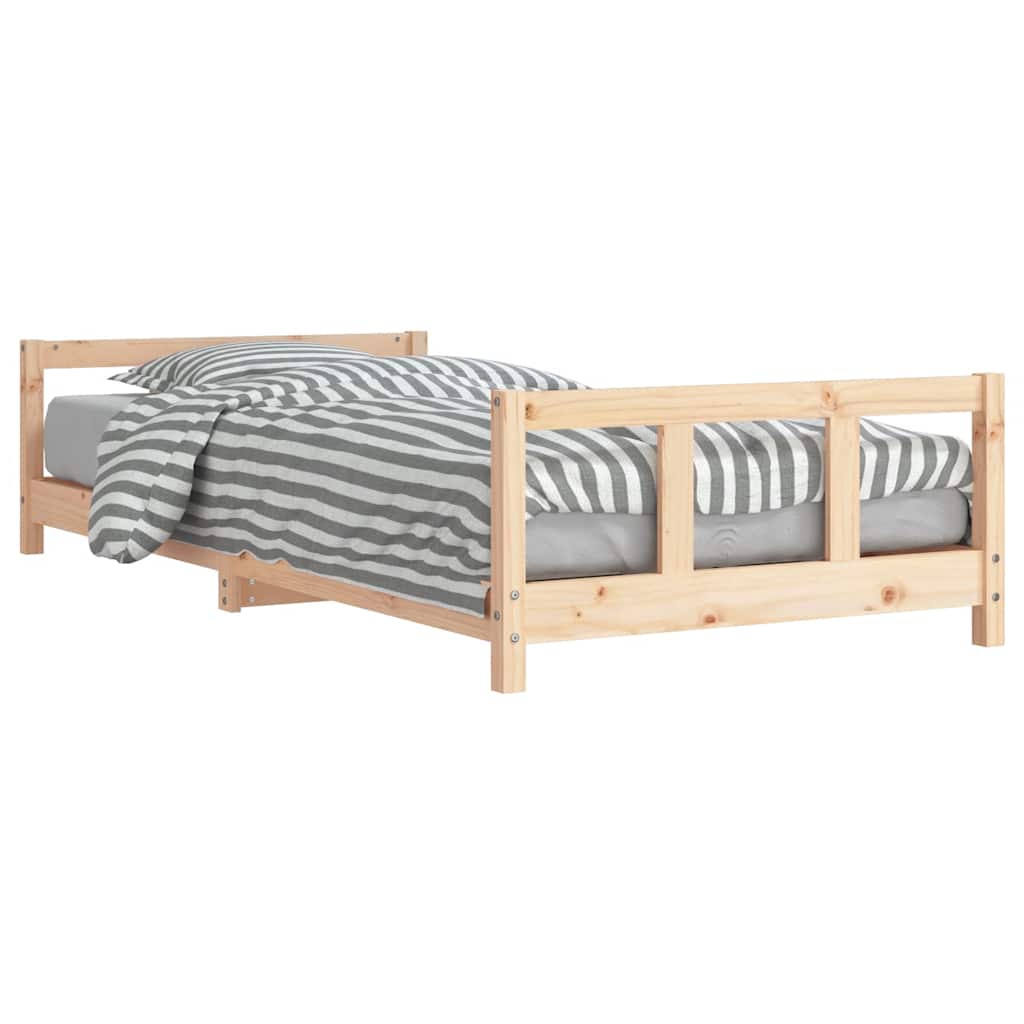 Cadre de lit pour enfants 90x200 cm bois de pin massif - XIOS