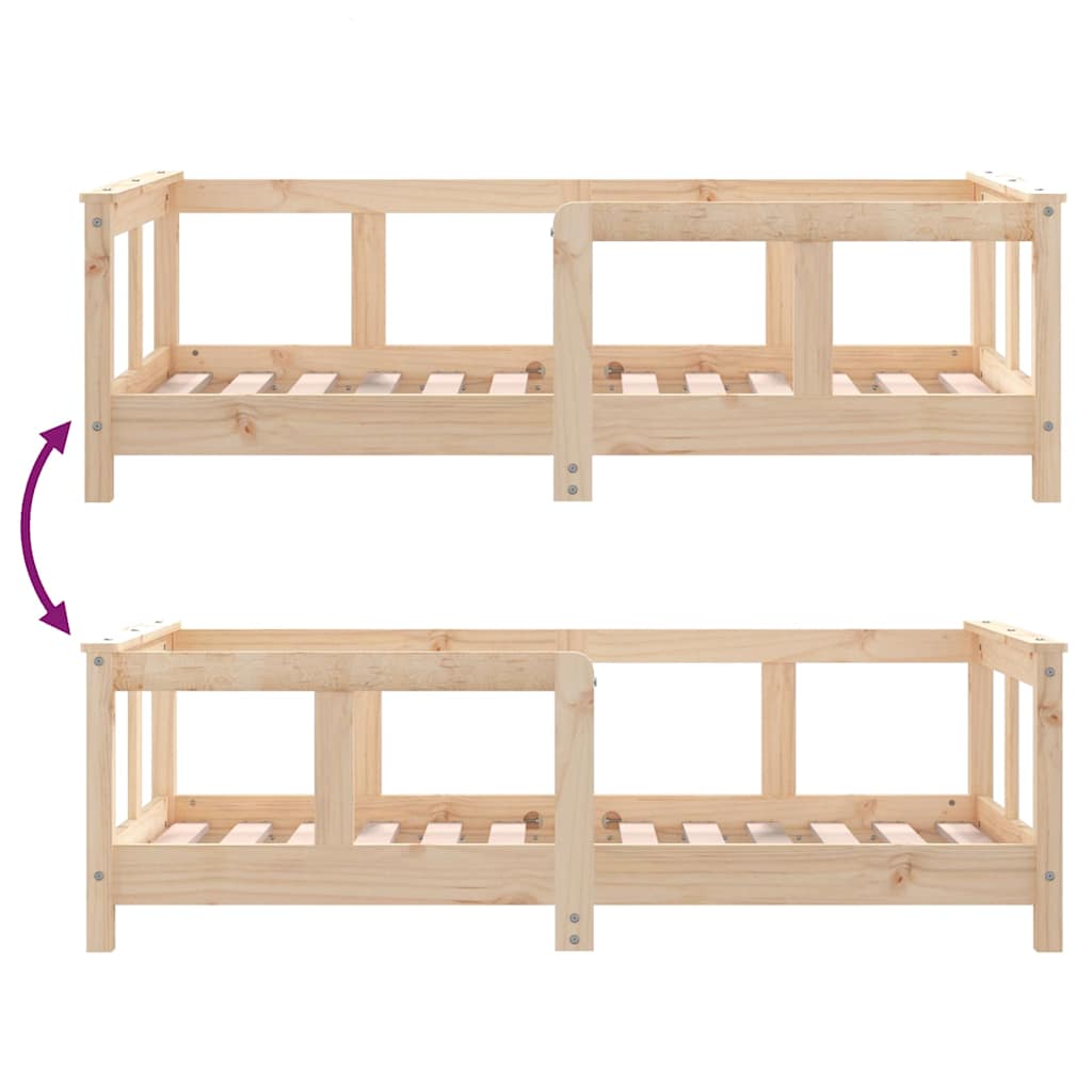 Cadre de lit pour enfant 70x140 cm bois de pin massif - XIOS
