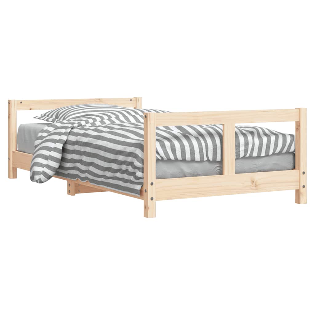 Cadre de lit pour enfant 80x160 cm bois de pin massif - XIOS