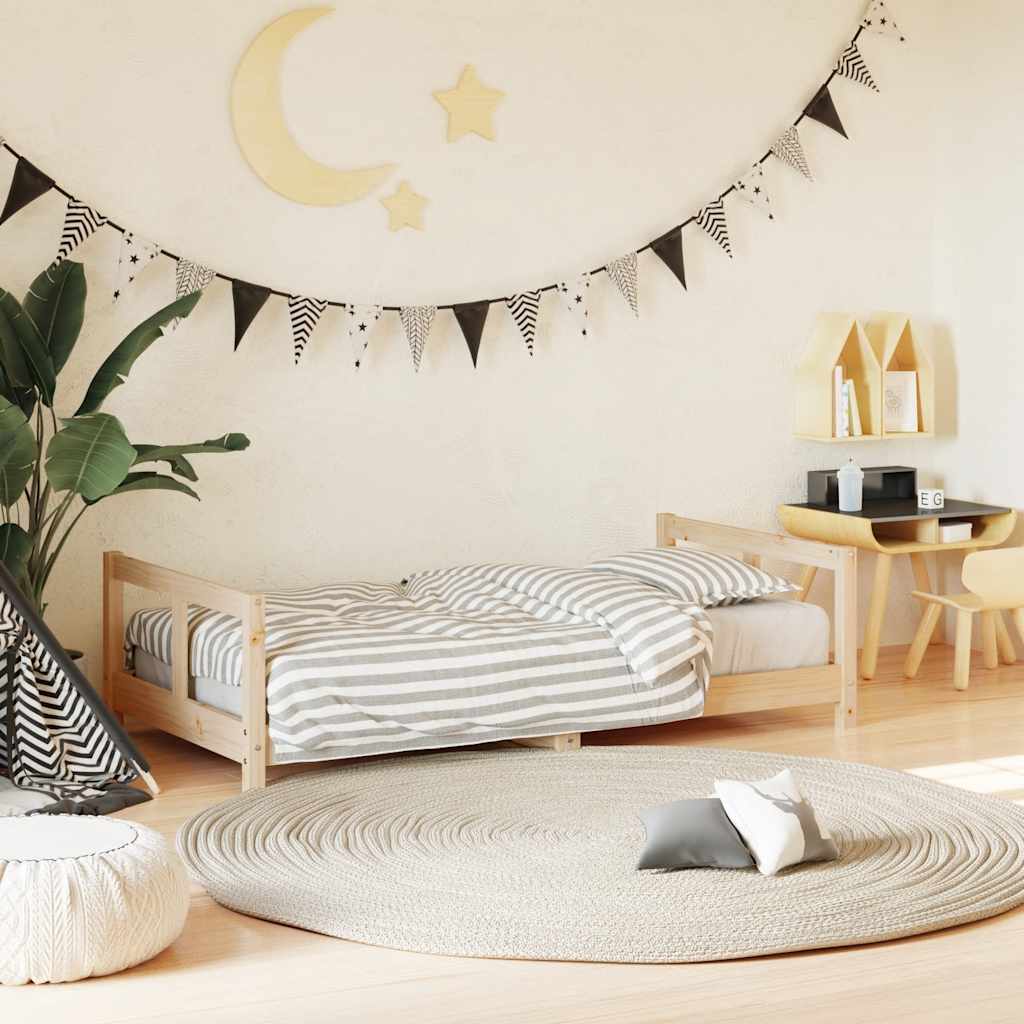 Cadre de lit pour enfant 80x160 cm bois de pin massif - XIOS