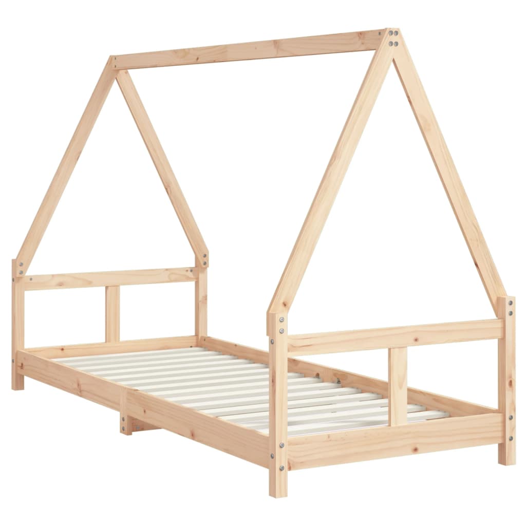Cadre de lit pour enfants 80x200 cm bois de pin massif - XIOS