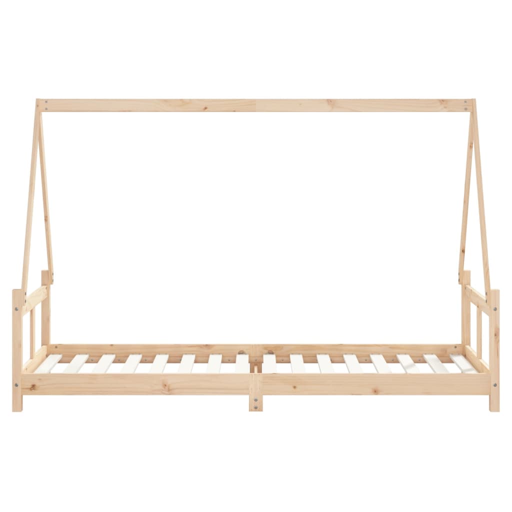 Cadre de lit pour enfants 80x200 cm bois de pin massif - XIOS