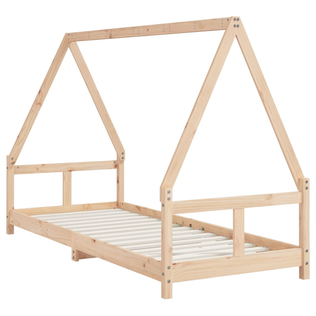 Cadre de lit pour enfants 80x200 cm bois de pin massif - XIOS