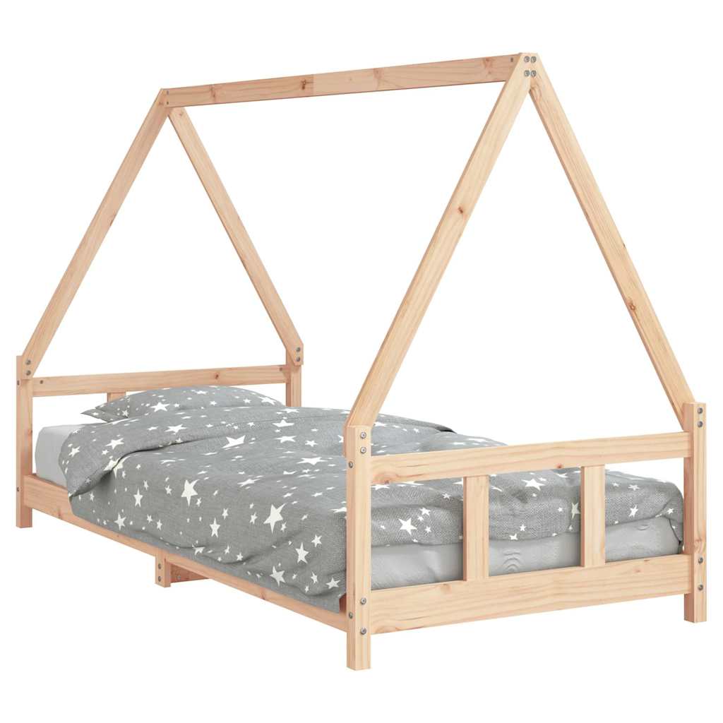 Cadre de lit pour enfants 90x200 cm bois de pin massif - XIOS
