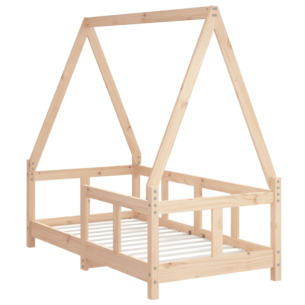 Cadre de lit pour enfant 70x140 cm bois de pin massif - XIOS