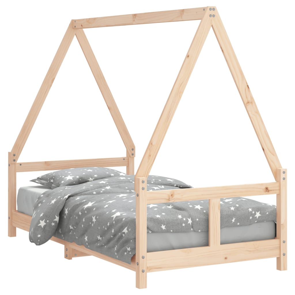 Cadre de lit pour enfant 80x160 cm bois de pin massif - XIOS
