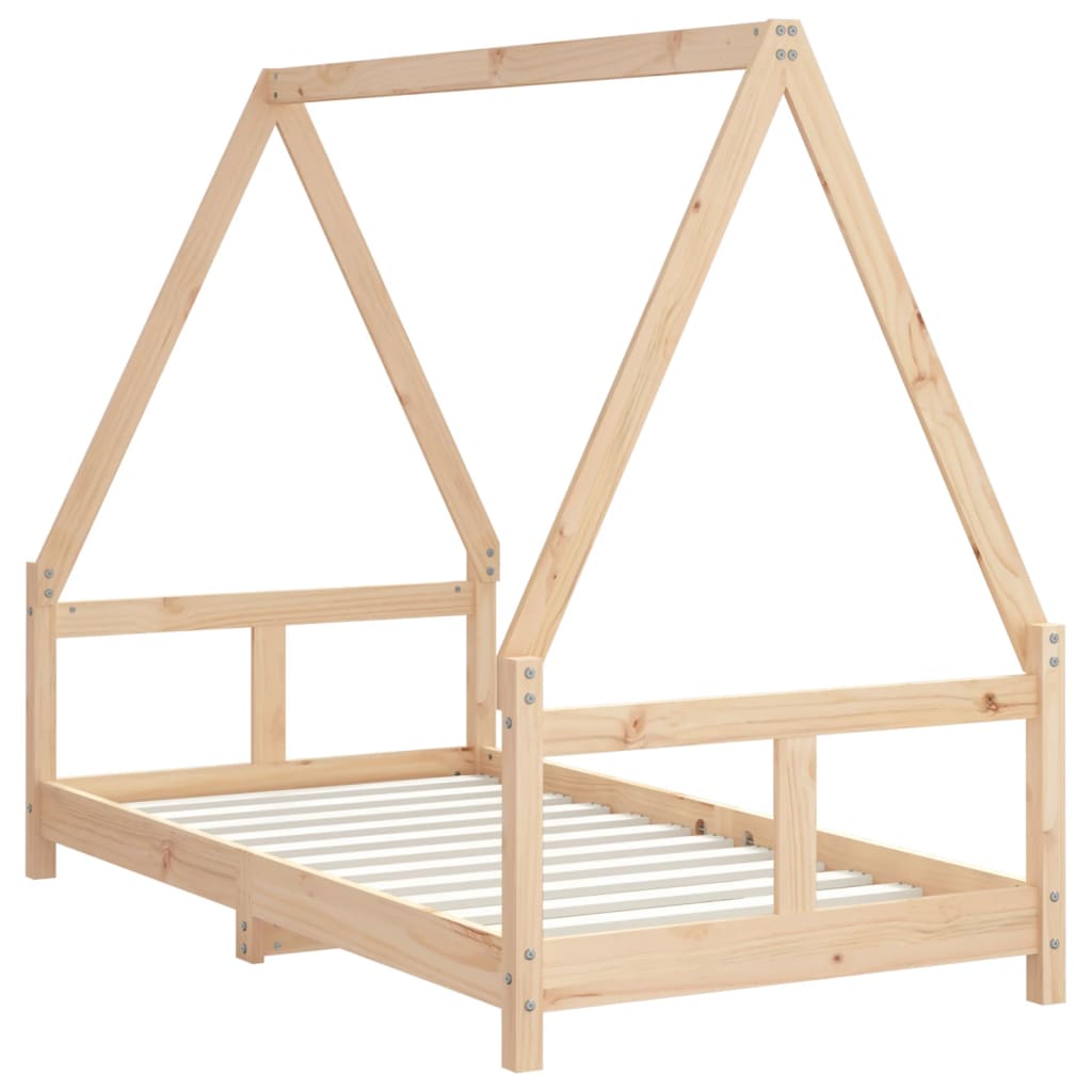Cadre de lit pour enfant 80x160 cm bois de pin massif - XIOS