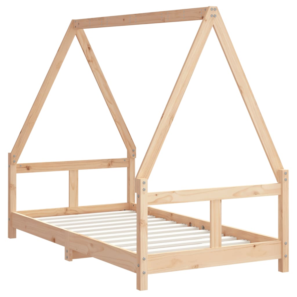 Cadre de lit pour enfant 80x160 cm bois de pin massif - XIOS