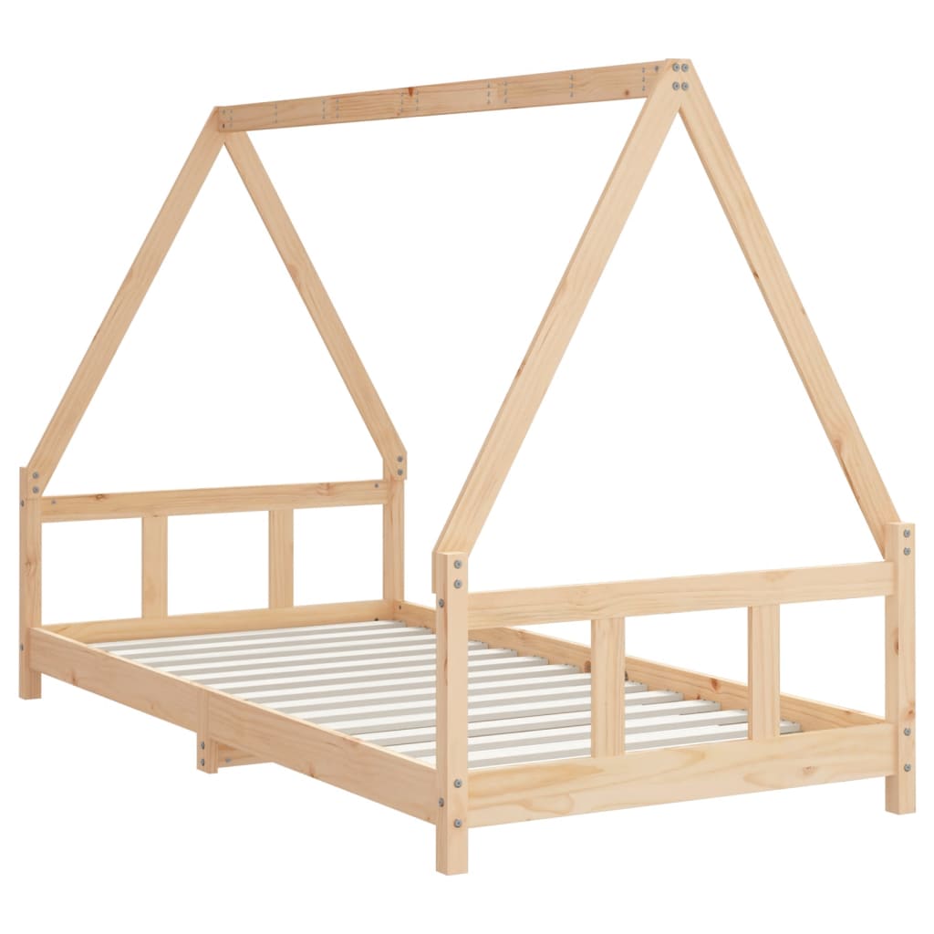 Cadre de lit pour enfant 90x190 cm Bois de pin massif - XIOS