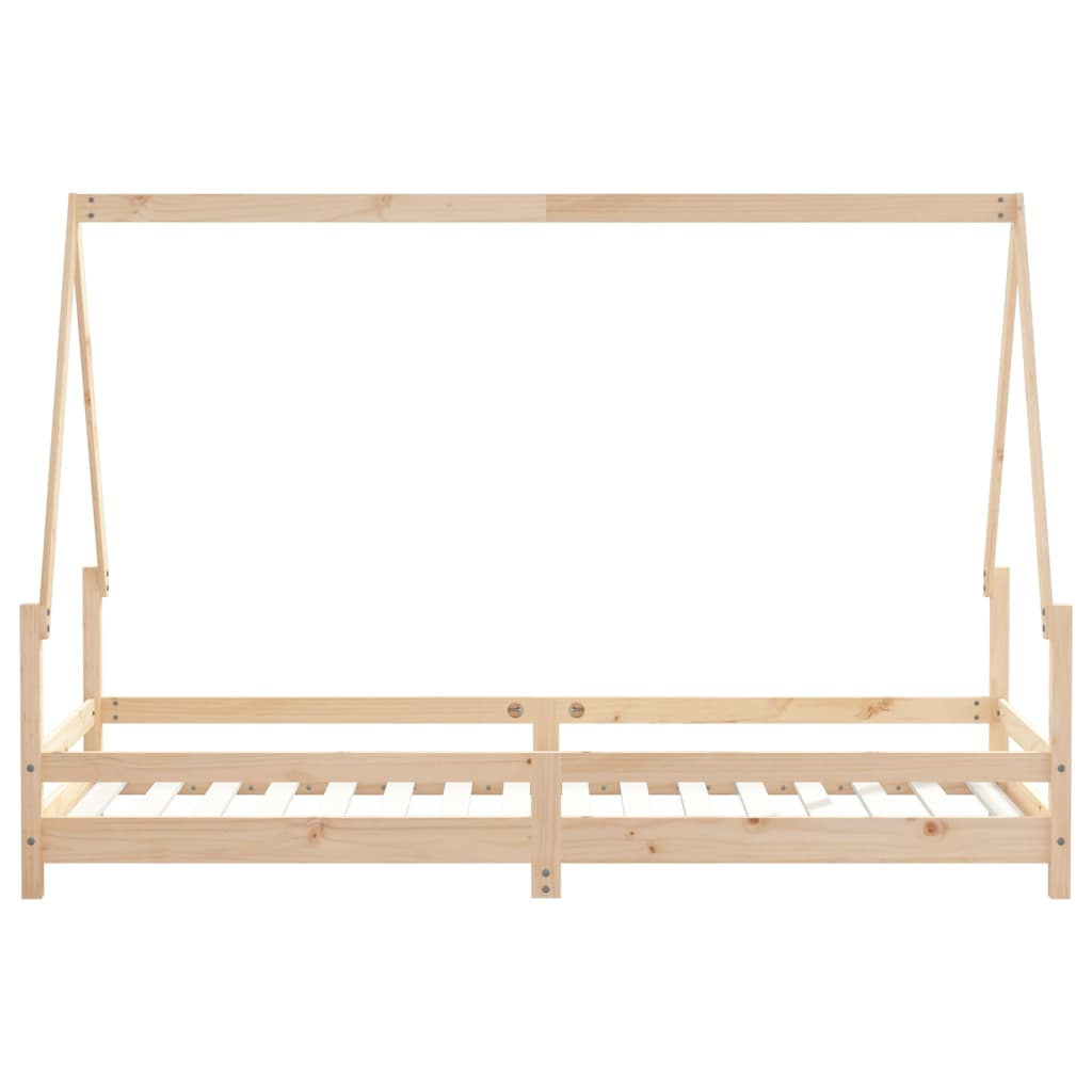 Cadre de lit pour enfants 80x200 cm bois de pin massif - XIOS