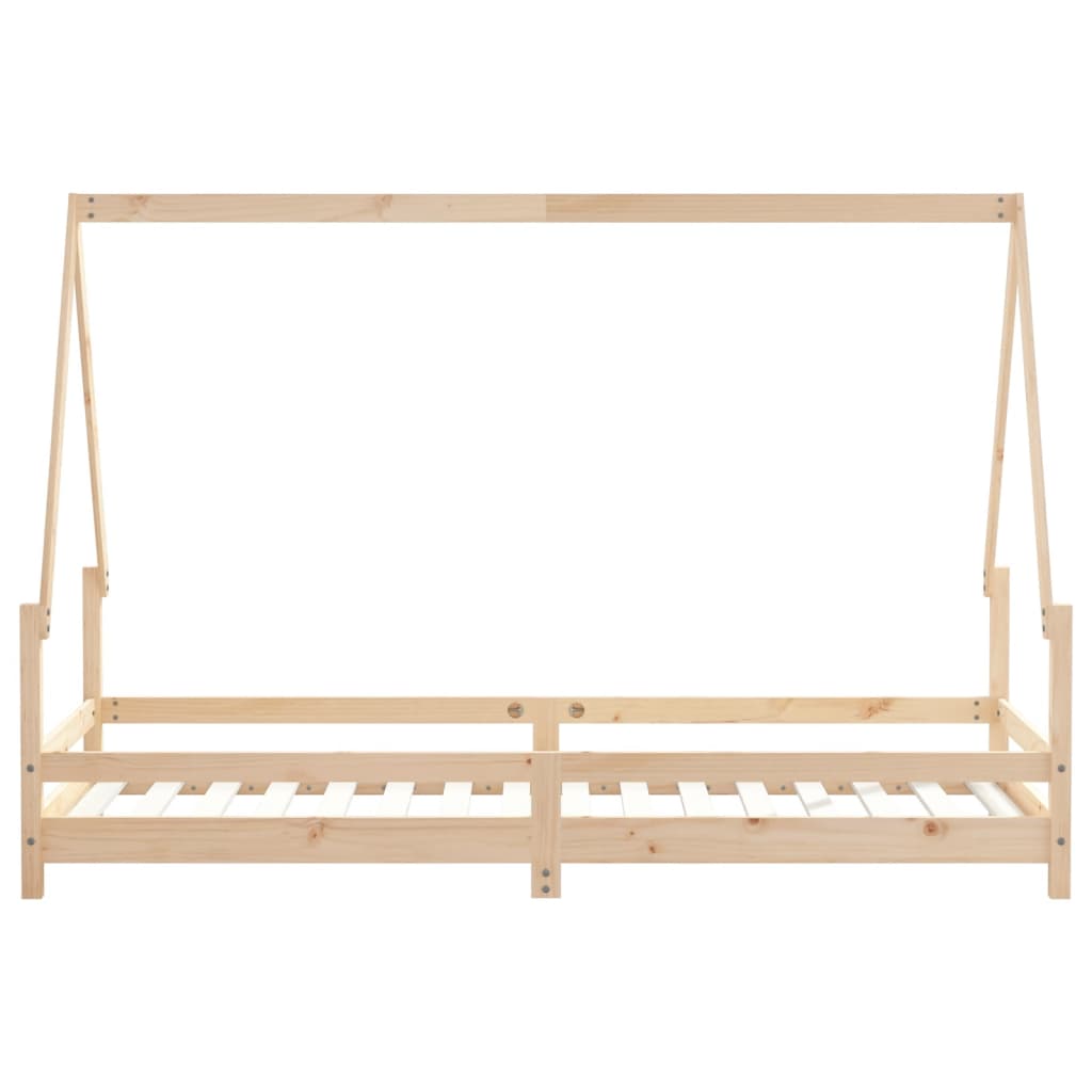 Cadre de lit pour enfants 90x200 cm bois de pin massif - XIOS
