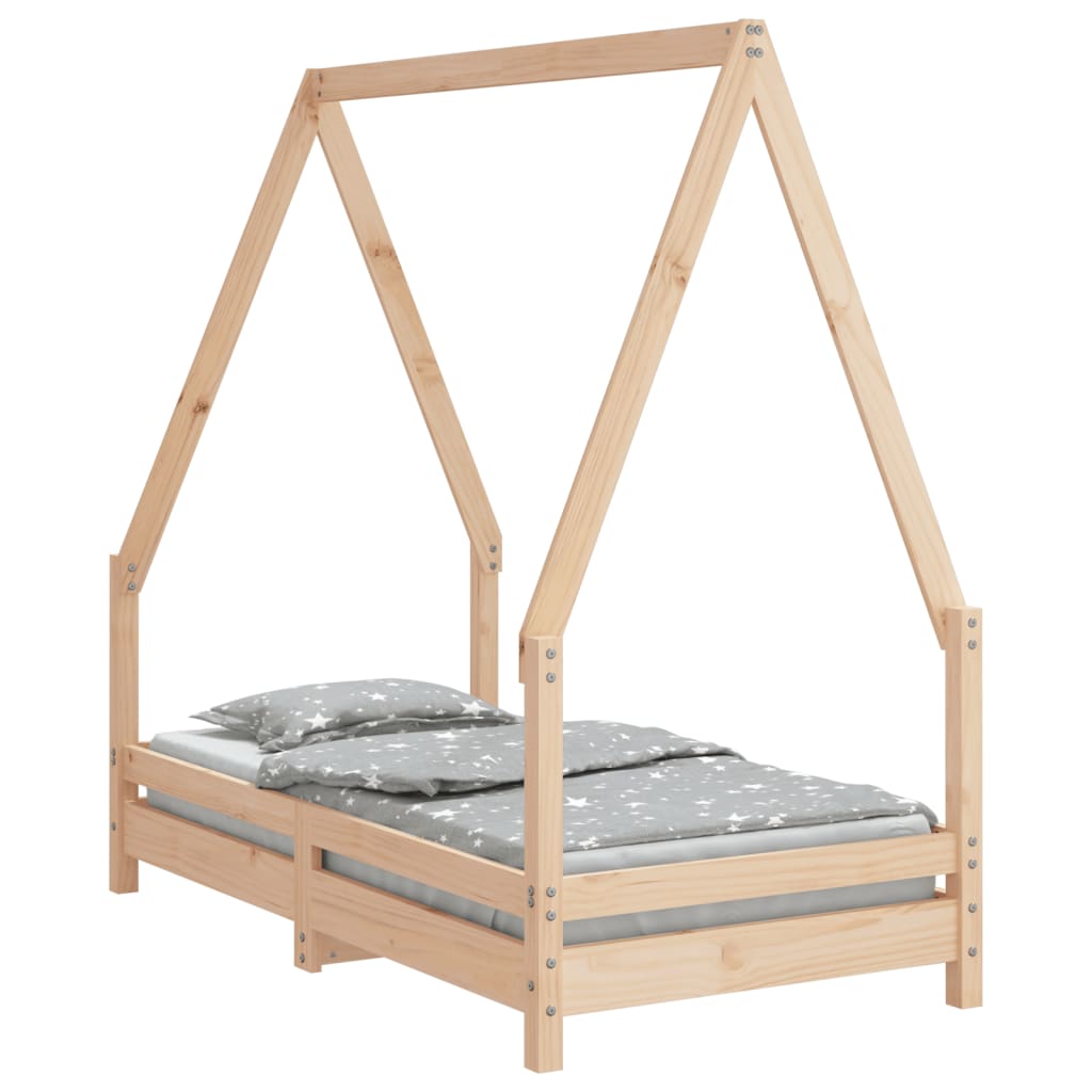 Cadre de lit pour enfant 70x140 cm bois de pin massif - XIOS