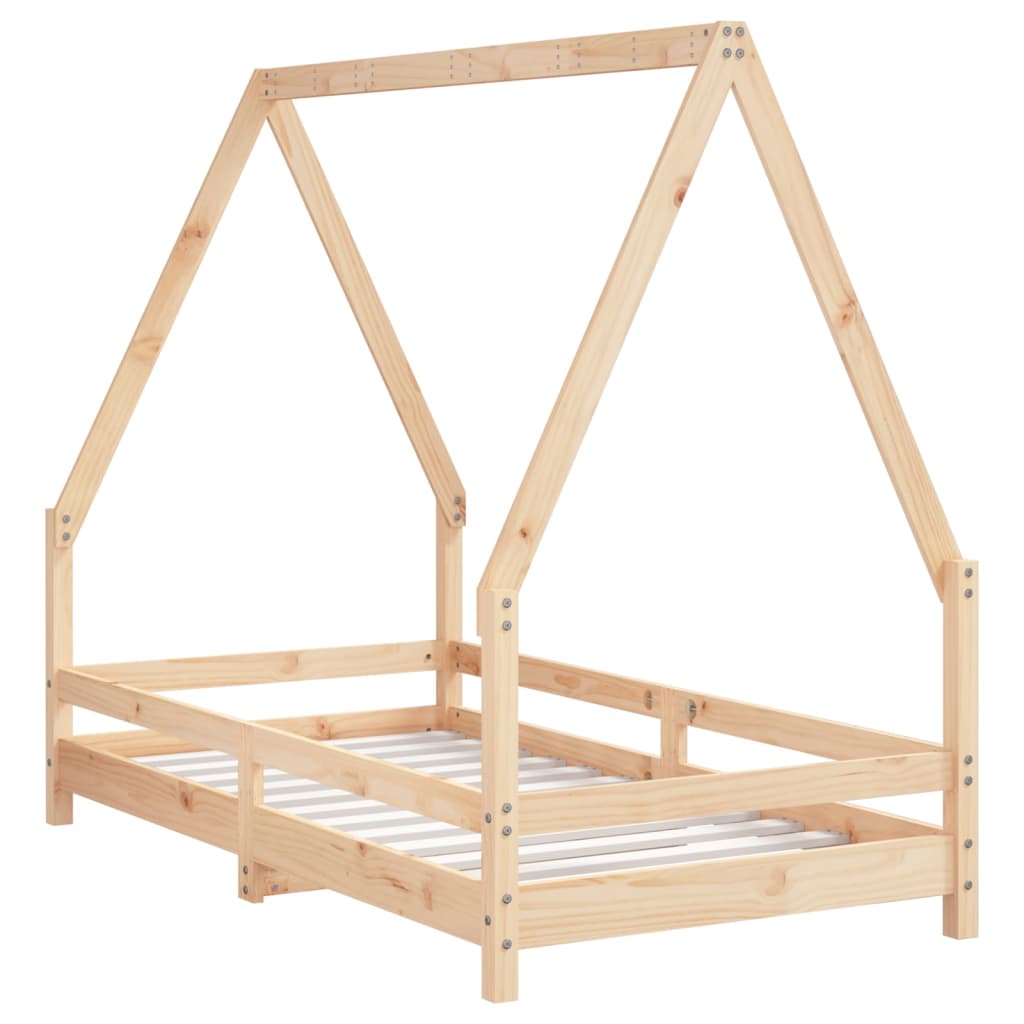 Cadre de lit pour enfant 80x160 cm bois de pin massif - XIOS