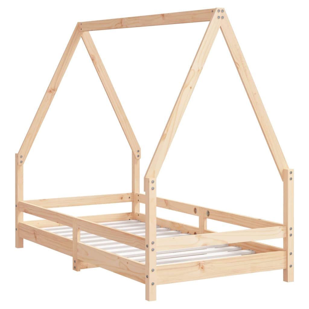 Cadre de lit pour enfant 80x160 cm bois de pin massif - XIOS