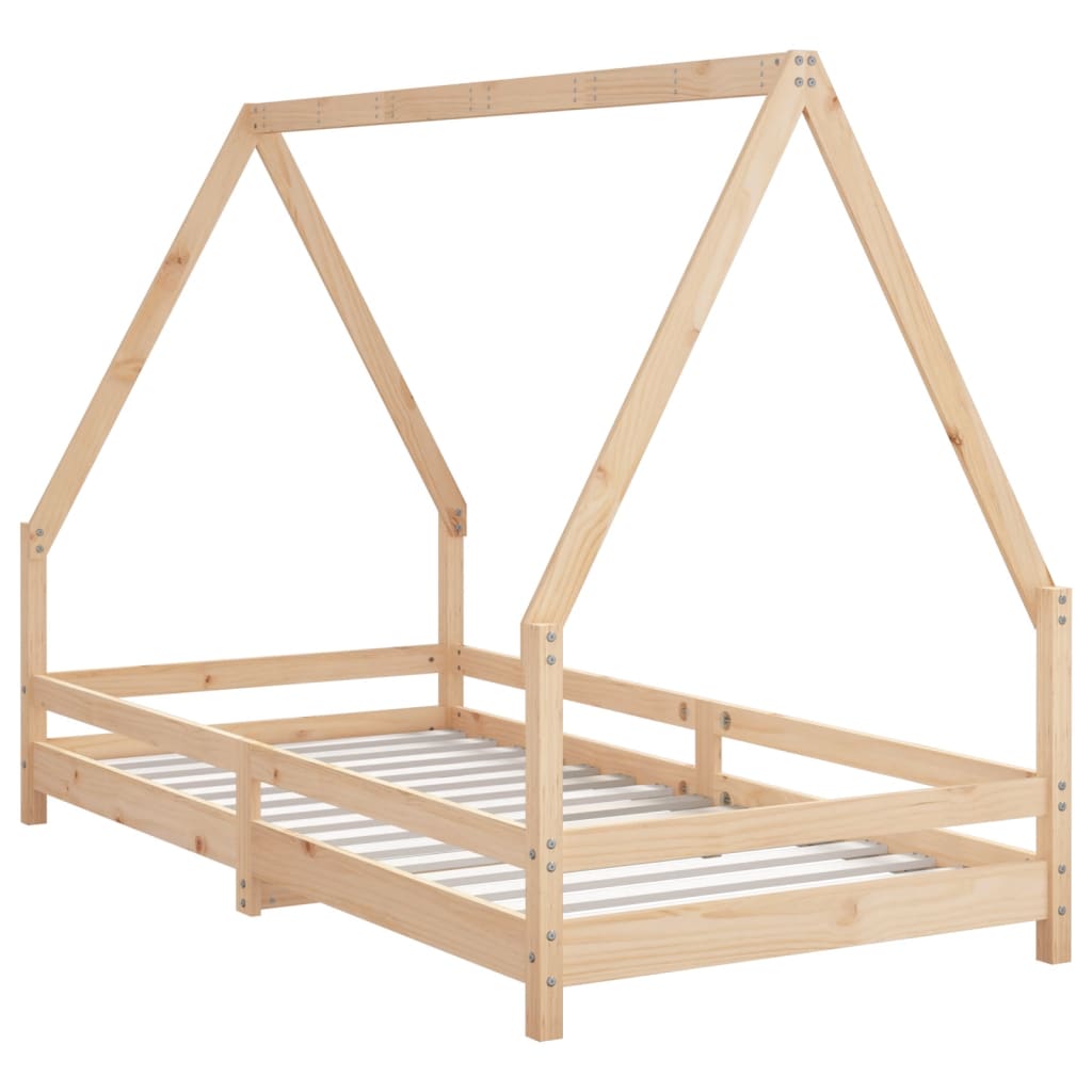 Cadre de lit pour enfant 90x190 cm Bois de pin massif - XIOS