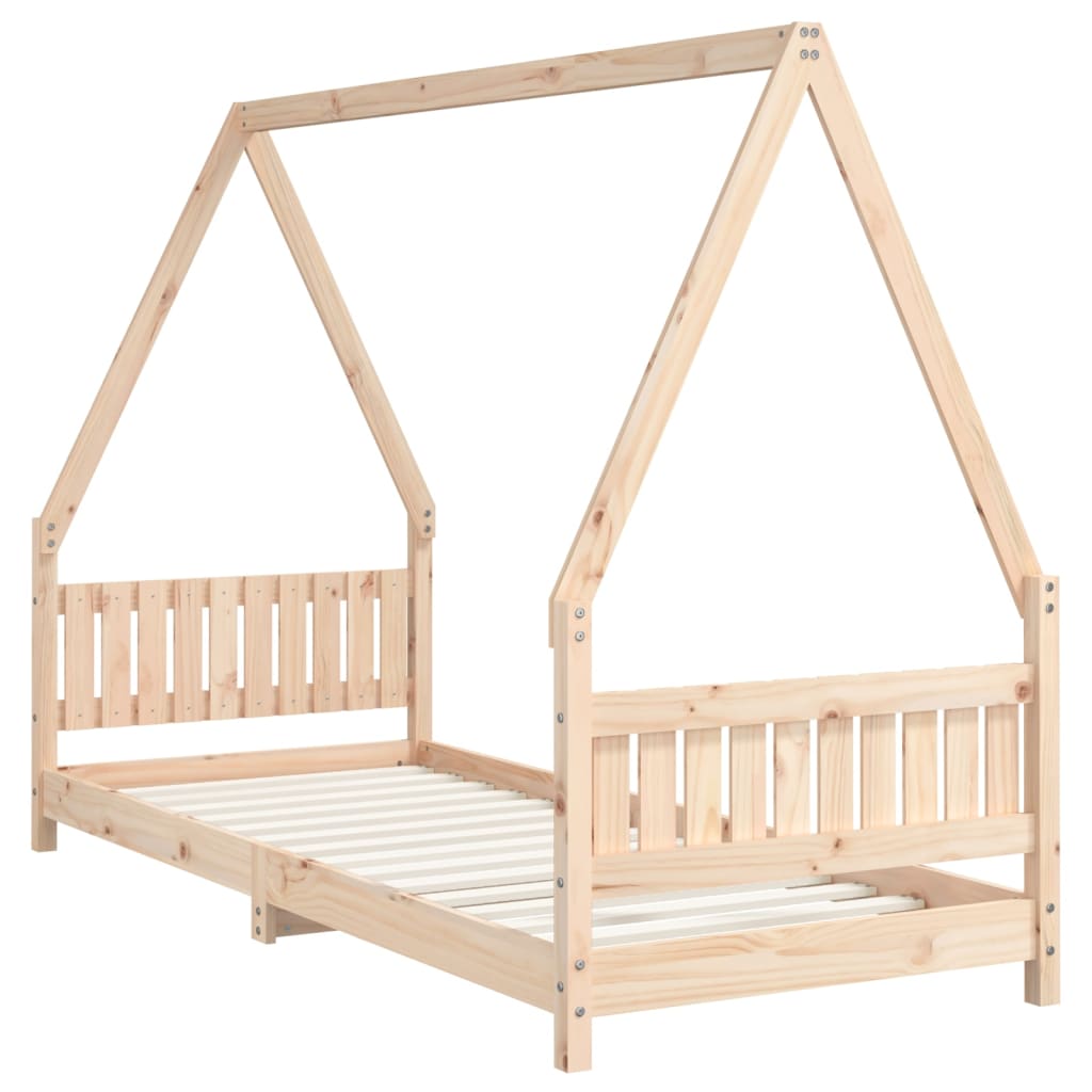 Cadre de lit pour enfants 80x200 cm bois de pin massif - XIOS