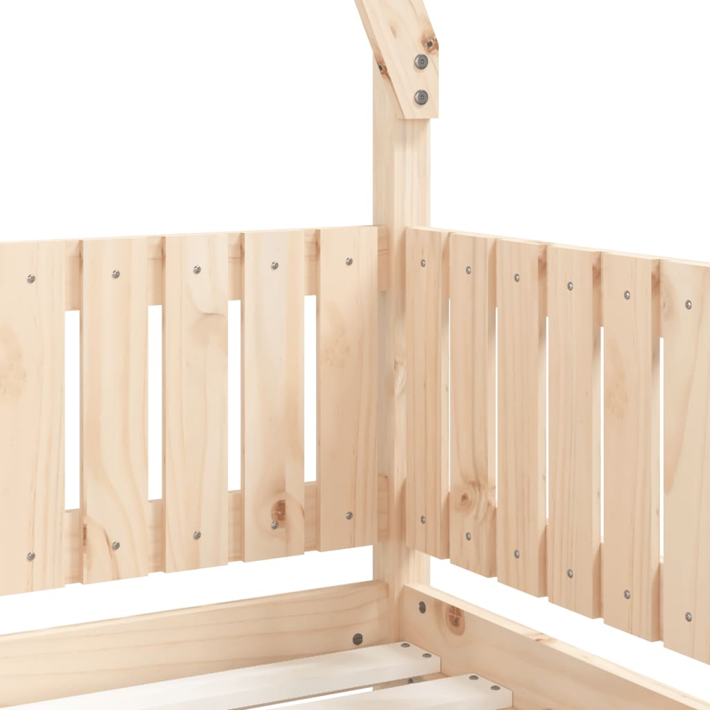 Cadre de lit pour enfant 70x140 cm bois de pin massif - XIOS