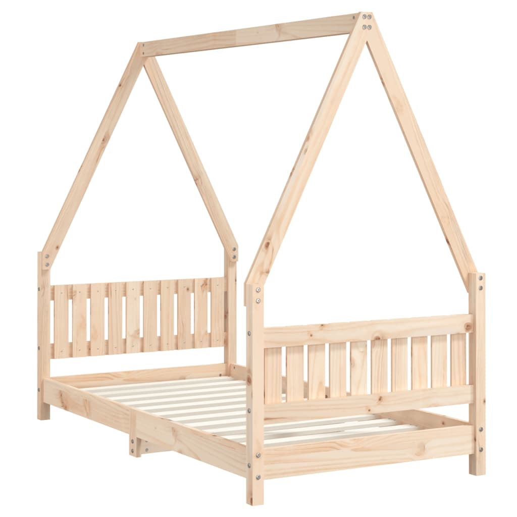 Cadre de lit pour enfant 80x160 cm bois de pin massif - XIOS