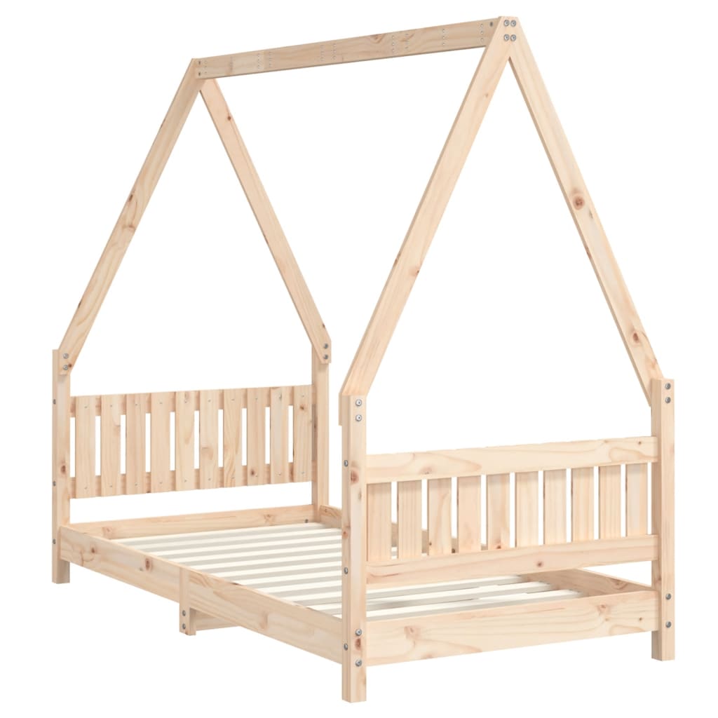 Cadre de lit pour enfant 80x160 cm bois de pin massif - XIOS