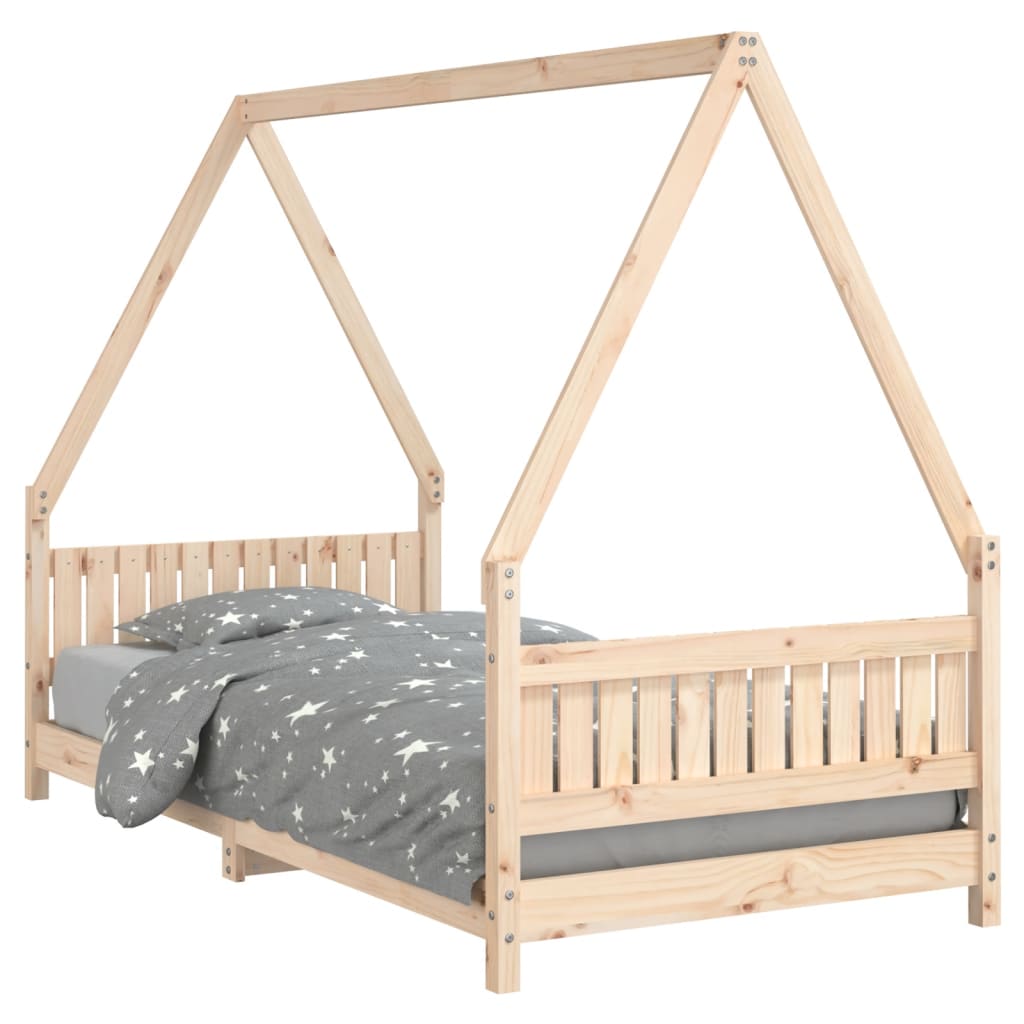 Cadre de lit pour enfant 90x190 cm Bois de pin massif - XIOS