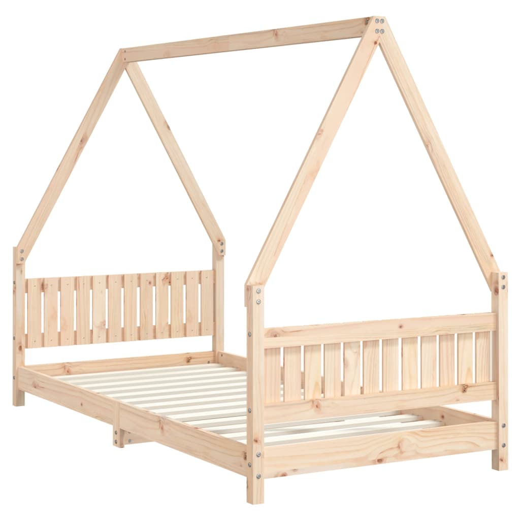 Cadre de lit pour enfant 90x190 cm Bois de pin massif - XIOS