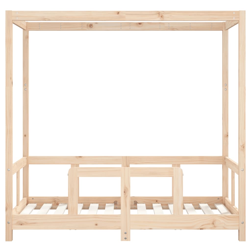 Cadre de lit pour enfant 70x140 cm bois de pin massif - XIOS
